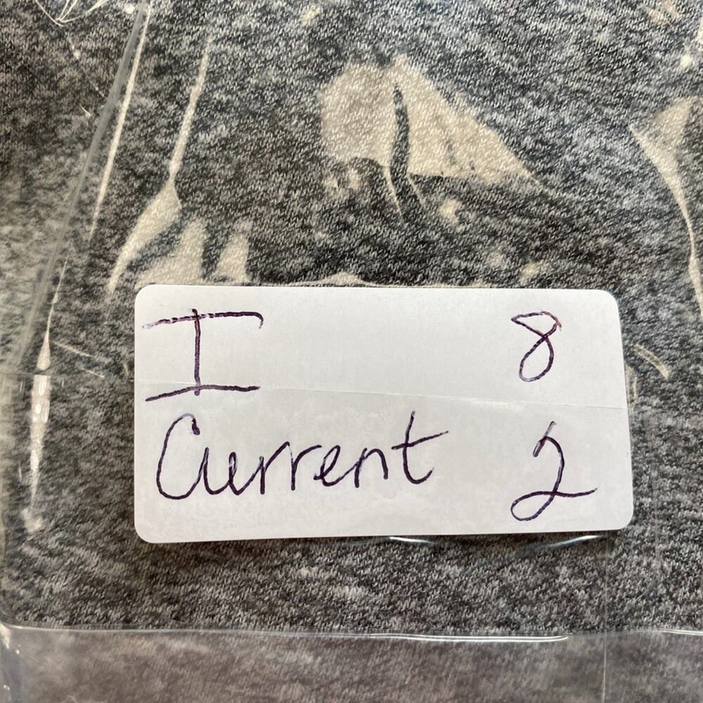 Current Elliott V Neck Trapeze Dress 2 Medium Large Heather Gray Pockets T Shirt - Picture 14 of 14